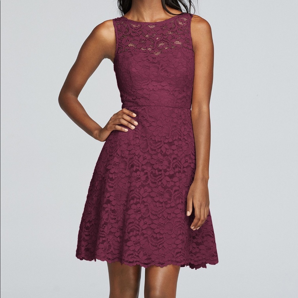 Sleeveless Lace Dress